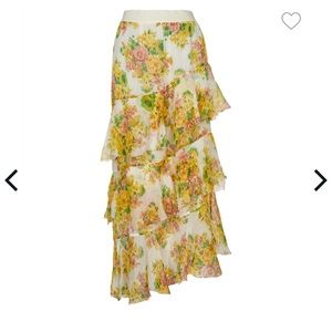 Zimmermann Floral Print Skirt
